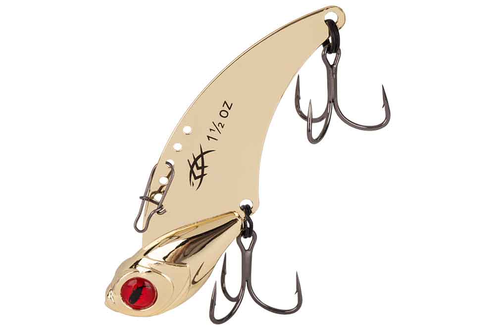 Hawkeye Blade Bait 1 and 1/2 oz Gold