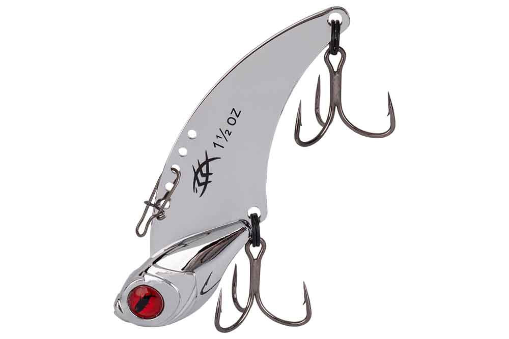 blade fishing lures Macks Sonic Baitfish- 3/4oz, Silver the Slice Blade Bait comes standard with premium paint schemes Blade Bait Fishing 101: Heavy